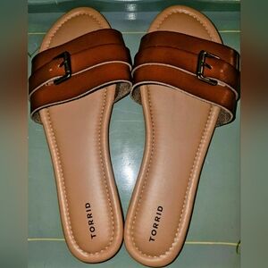 Torrid Flat Slide Sandals Women's Size 13